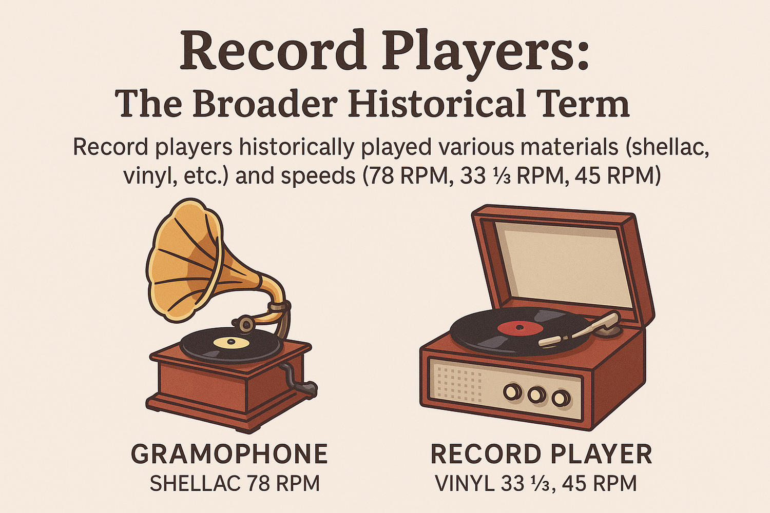Record Player, Vinyl Player, Turntable: What's the Deal? | XJ-HOME