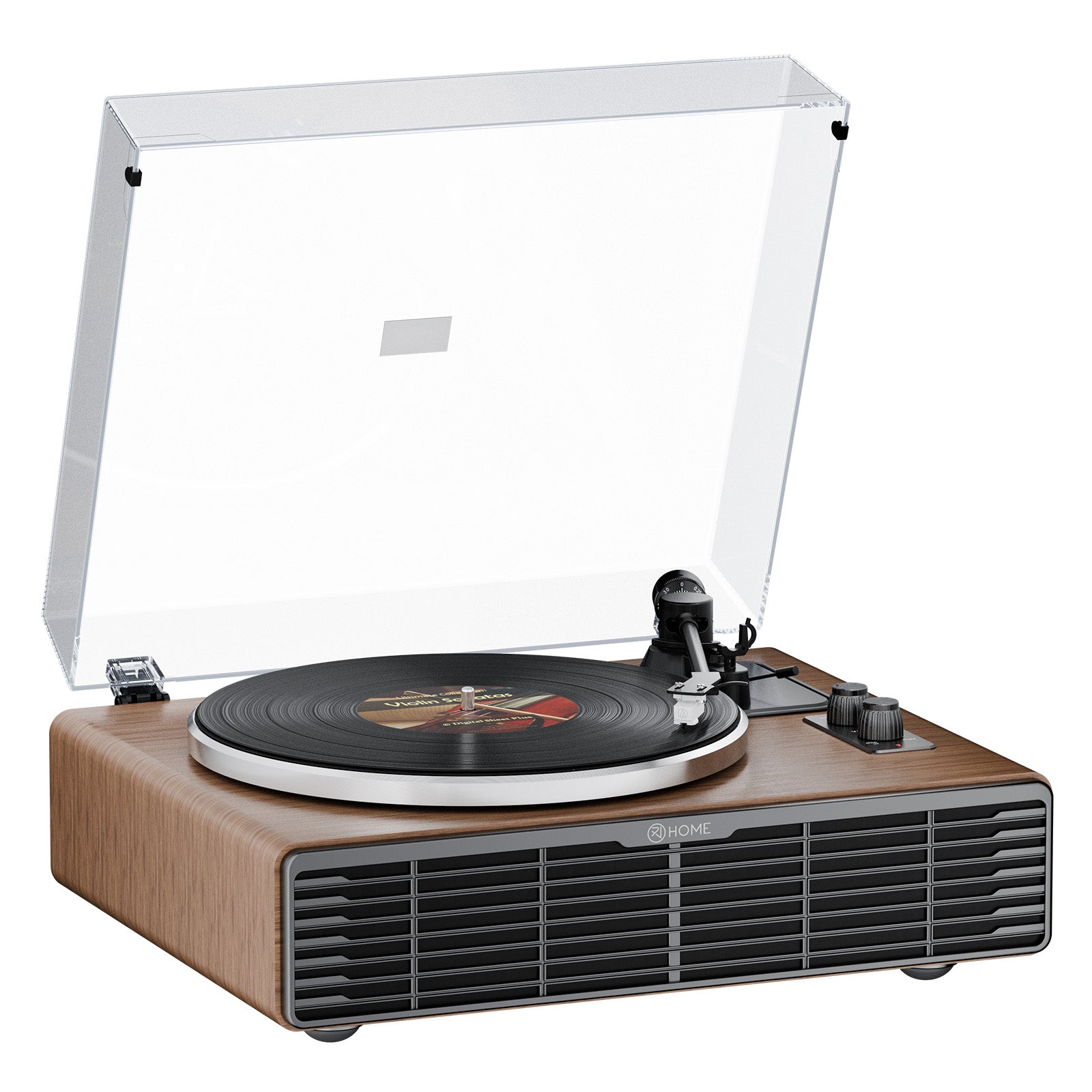 XJ-HOME High Fidelity Turntables for Vinyl Records with Magnetic Cartridge AT-3600L MM,Belt Drive 2-Speed,Auto Off